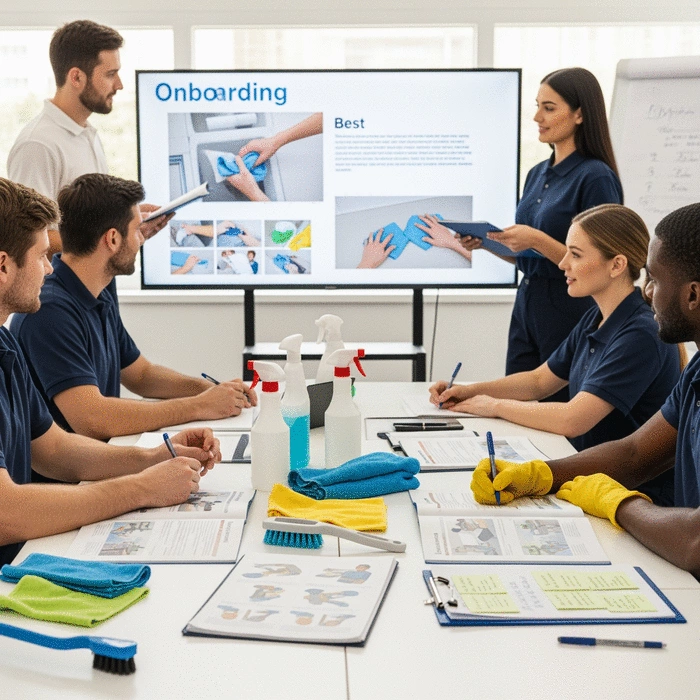 Best Practices for Onboarding New Commercial Cleaning Staff: A Guide for Business Operators
